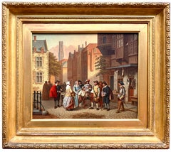 'Vue de Bruges – Le Beffroi' by Gustaaf Antoon François Heyligers (1828 – 1897)