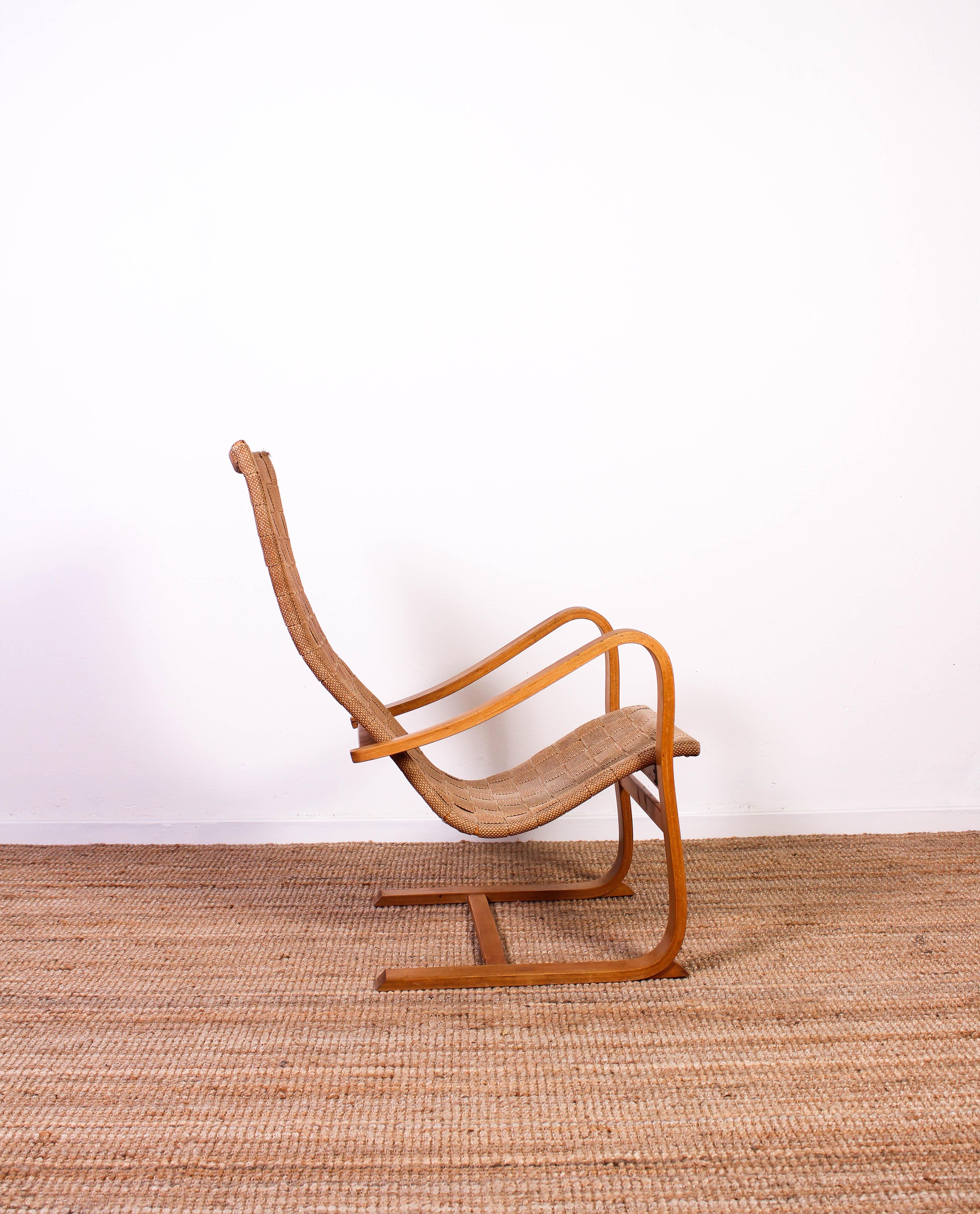 Gustaf Axel Berg Lounge Chair, 1940s 3