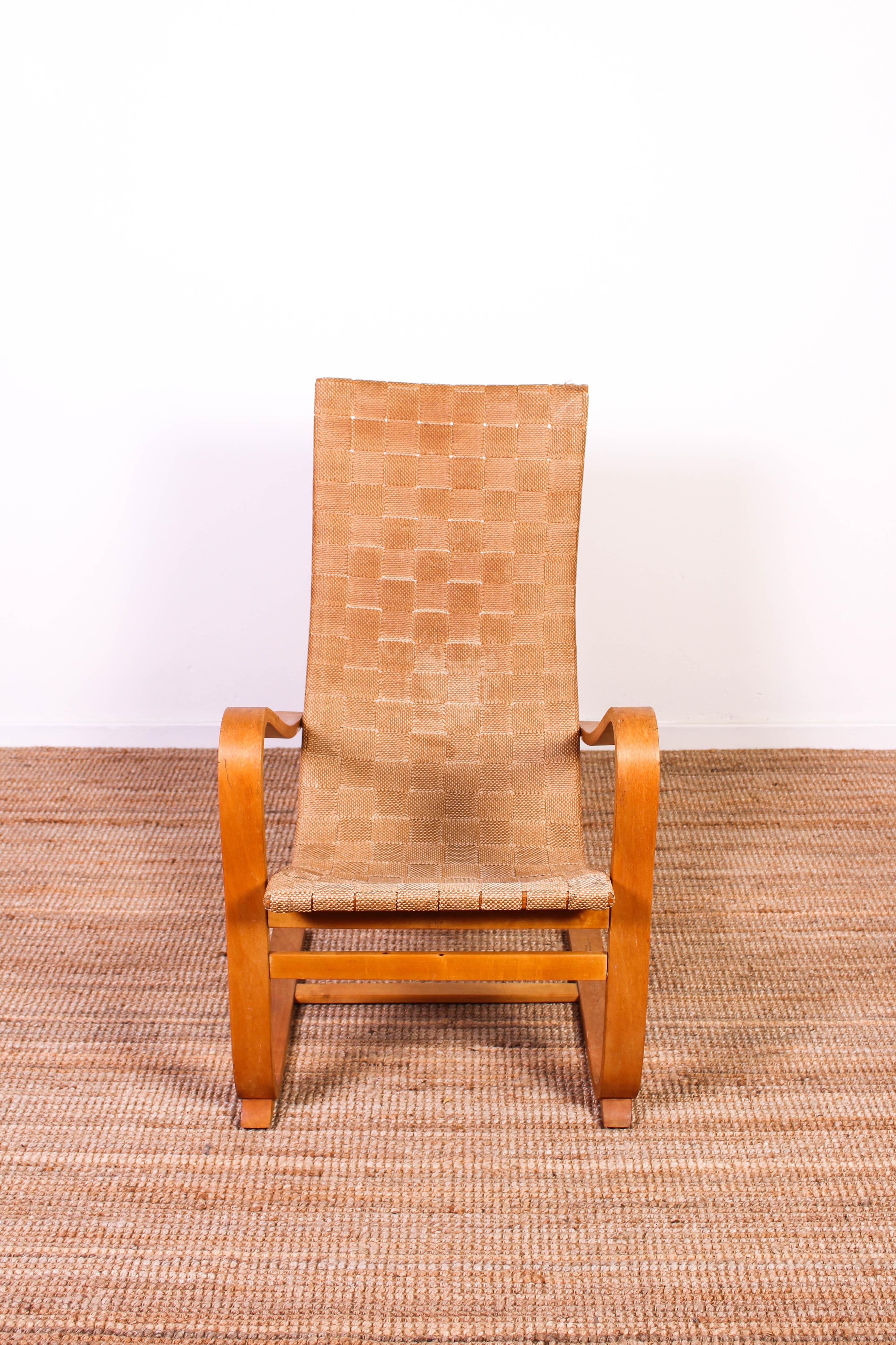 Swedish Gustaf Axel Berg Lounge Chair, 1940s