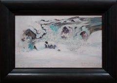 Inondation printanière, 1930 par l'artiste suédois du groupe Racken Gustaf Fjæstad