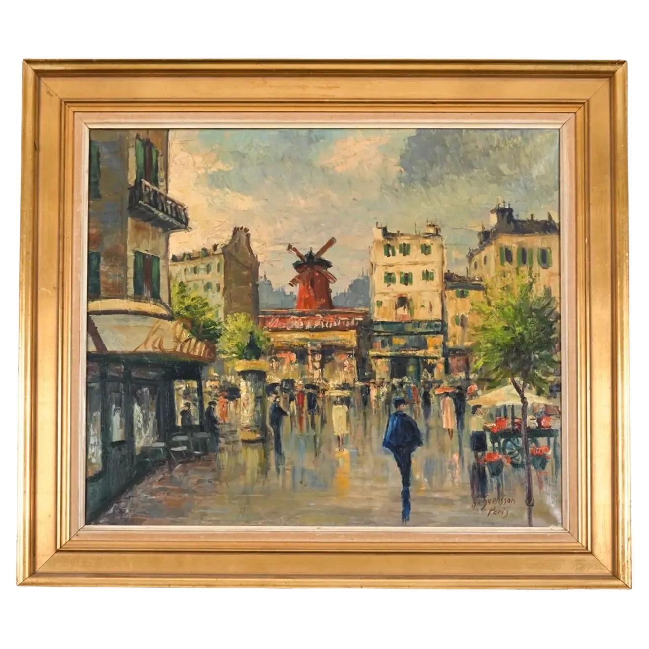 Gustaf Svensson, Parisian Street Scene