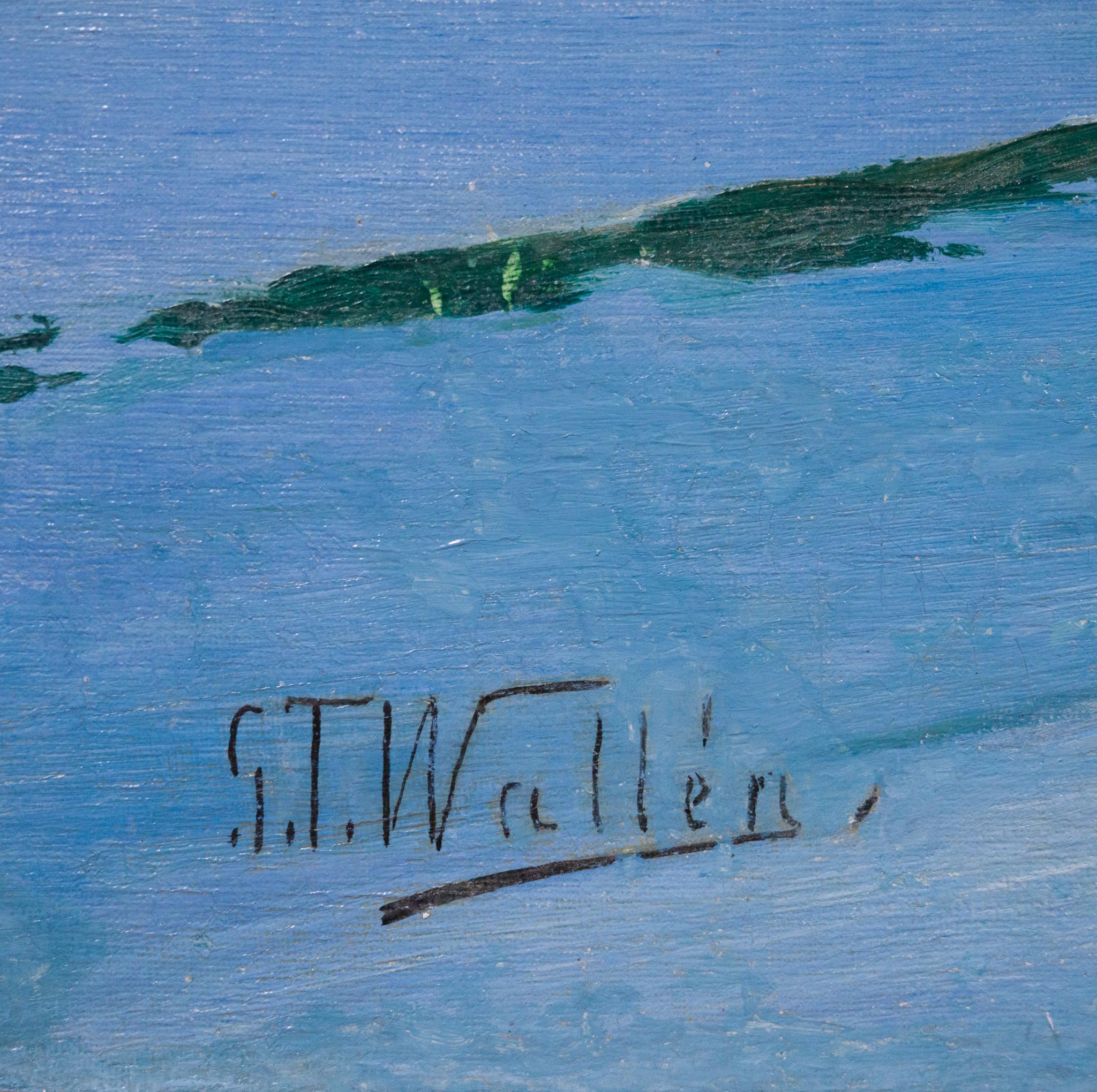 Nachmittagsstimmung - Walléns Skagen-ähnliches schwedisches Küsten-Meisterwerk im Angebot 5