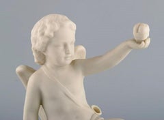 Gustafsberg / Gustavsberg, Sweden, Angel in Biscuit, Dated 1930