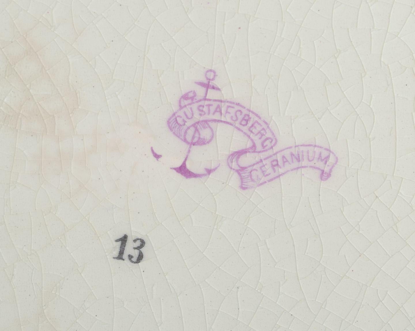 Early 20th Century Gustafsberg, Sweden. 