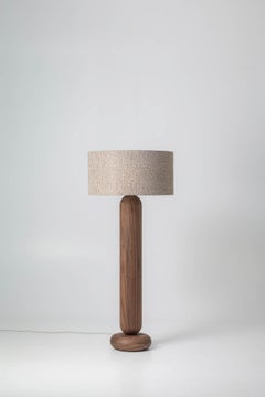 Gustan CL140 Walnut Floor Lamp by Jeroen De Ruddere