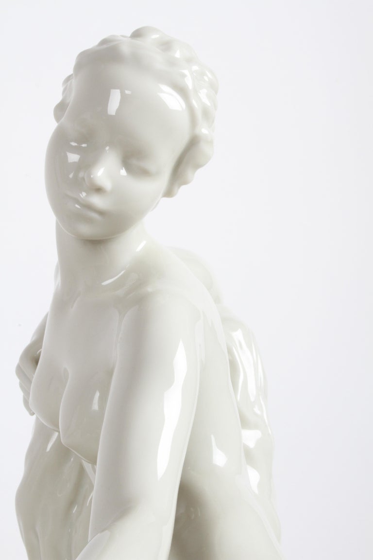 Gustav Adolf Bredow for Rosenthal Germany Art Deco 1934 Reclining Nude figurine  For Sale 8
