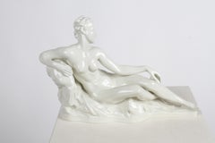Gustav Adolf Bredow for Rosenthal Germany Art Deco 1934 Reclining Nude figurine
