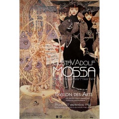 Originalplakat für die Retrospektive von Gustav-Adolf Mossa 1992