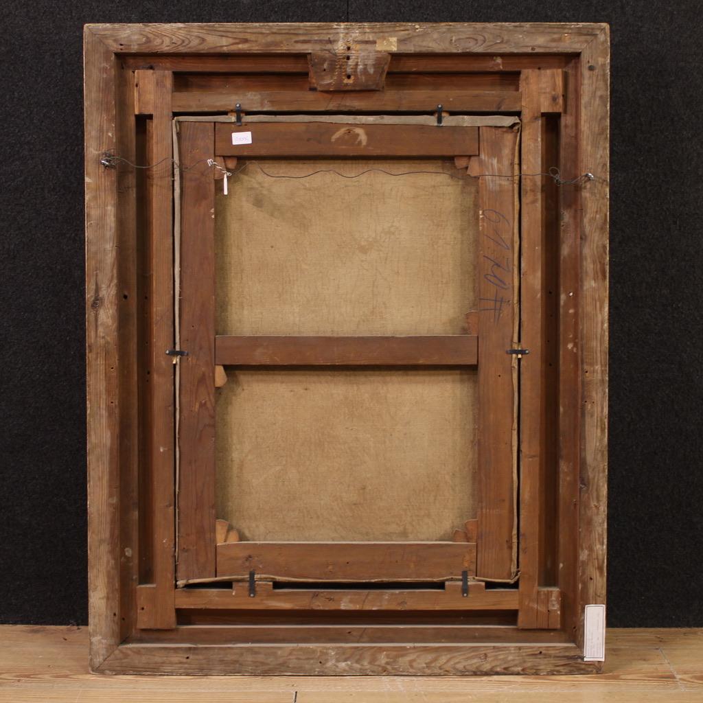 huile sur toile du XIXe siècle signée G. Spangerberg Scène d'intérieur, 1886 en vente 4