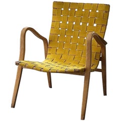 Gustav Axel Berg Bentwood Strap Lounge Chair