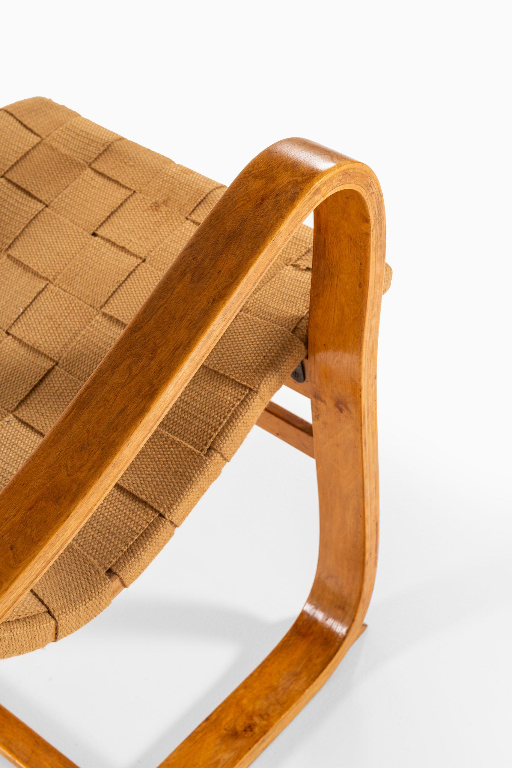 Scandinavian Modern Gustav Axel Berg Easy Chairs Model Patronen Produced in Sweden