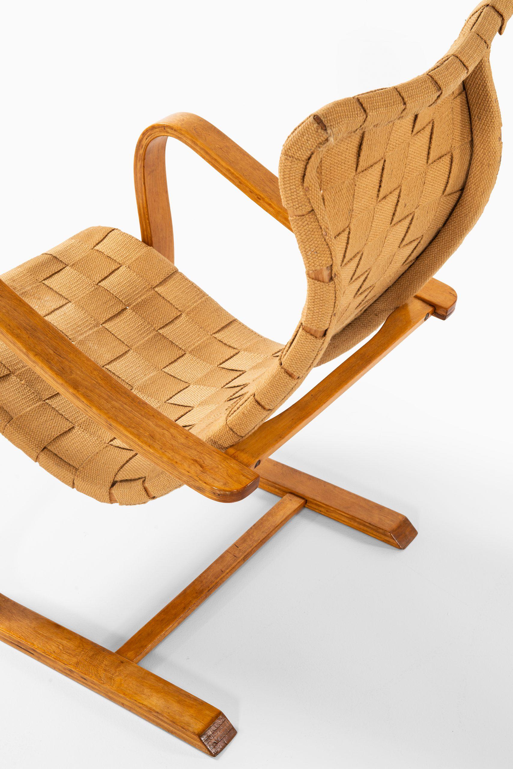Gustav Axel Berg Easy Chairs Model Patronen Produced in Sweden In Good Condition In Limhamn, Skåne län