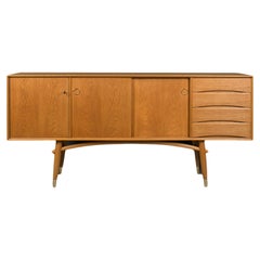 Retro Gustav Bahus Oak Sideboard, Scandinavian & MidCentury Modern Elegance