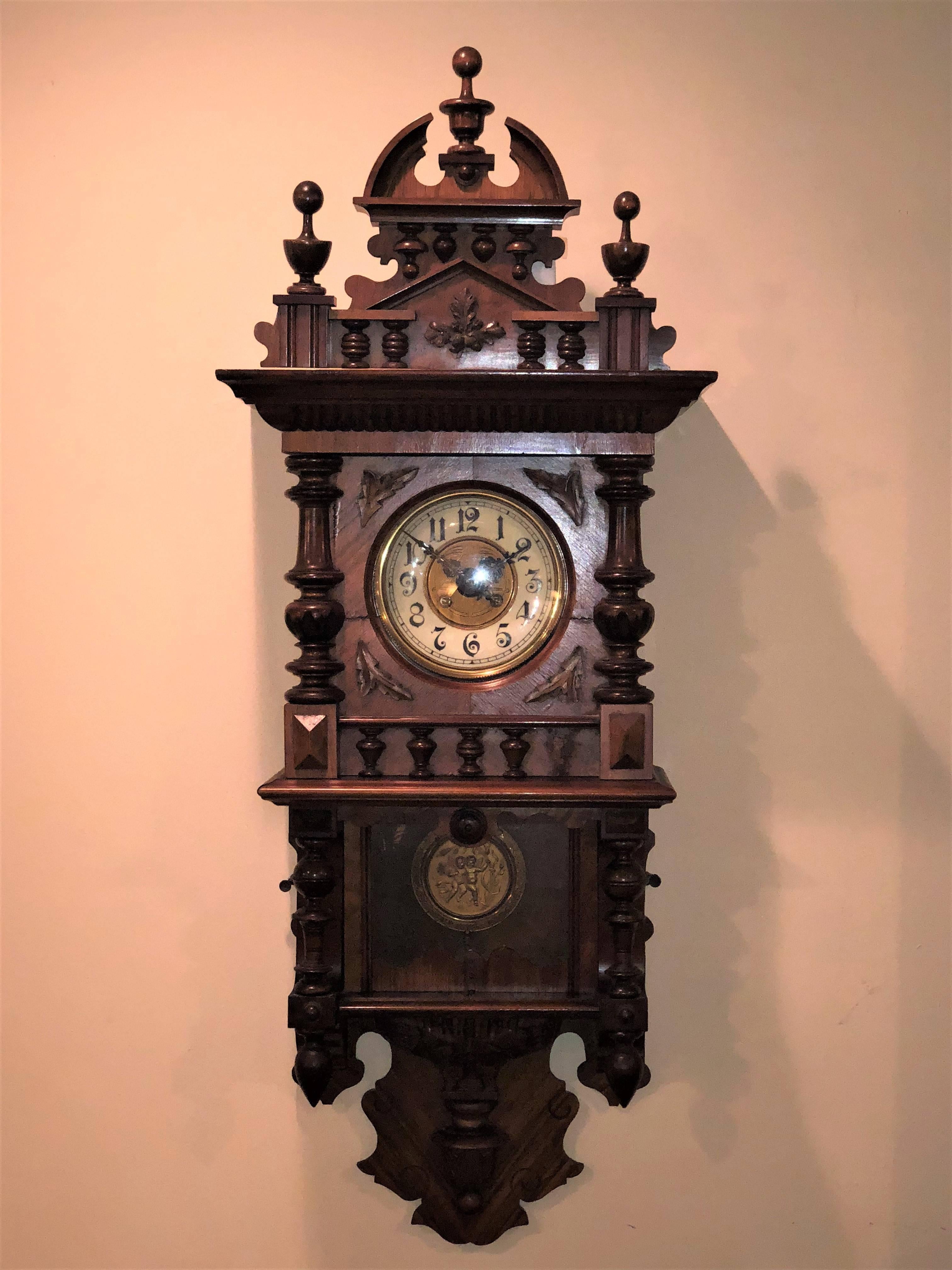 adler gong wall clock
