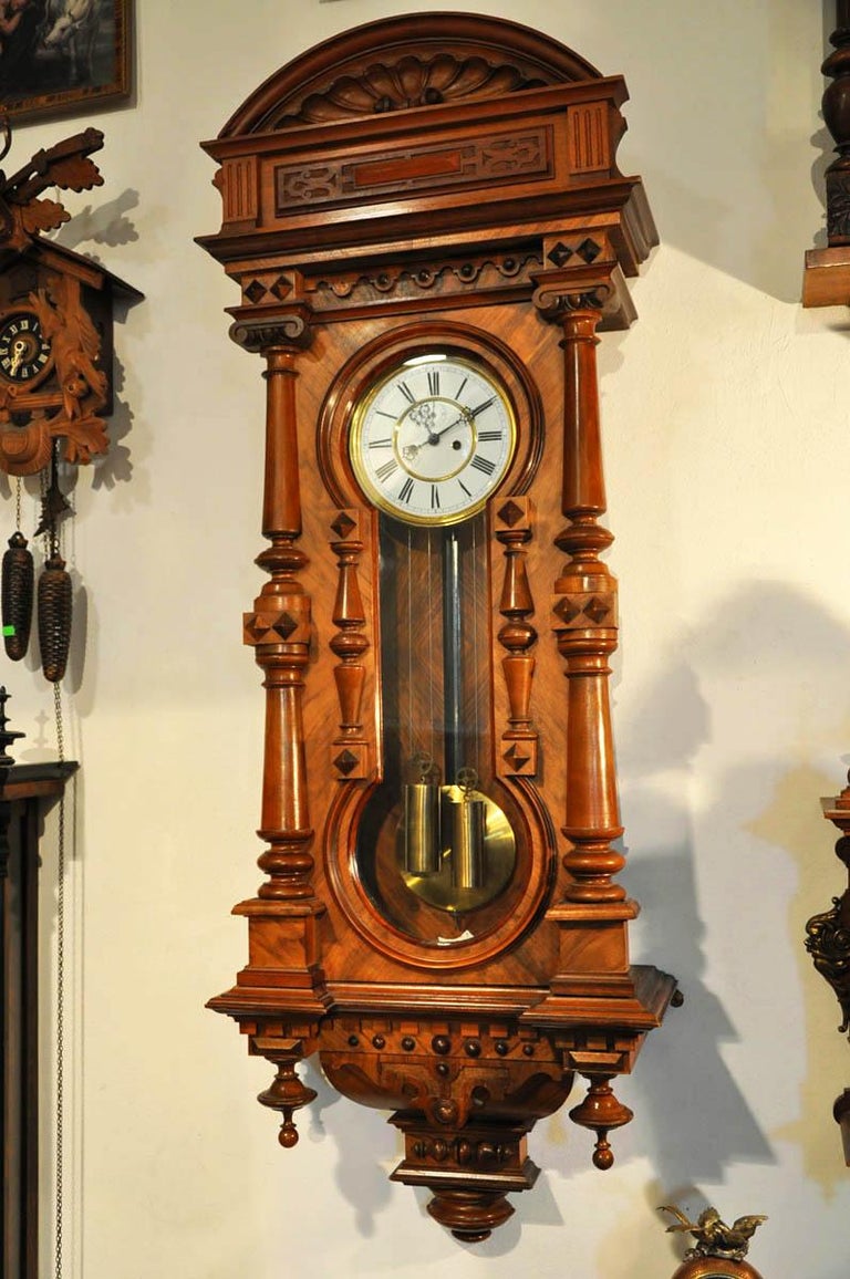 Gustav Becker Wall Clock, 1895 at 1stDibs gustav becker grandfather