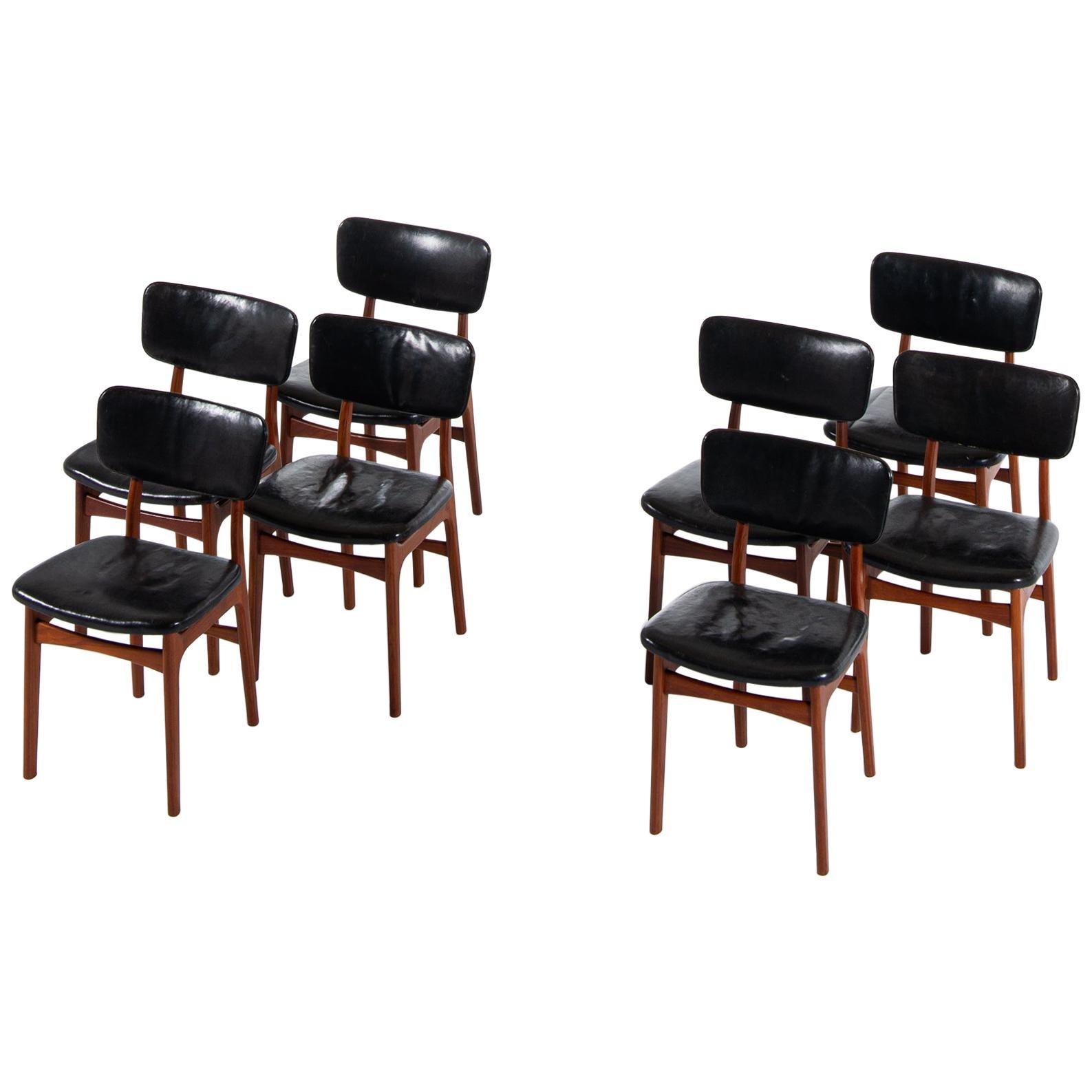 Gustav Bertelsen Dining Chairs by Gustav Bertelsen in Denmark