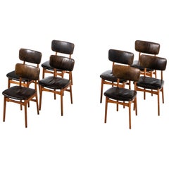 Gustav Bertelsen Dining Chairs Produced by Gustav Bertelsen in Denmark