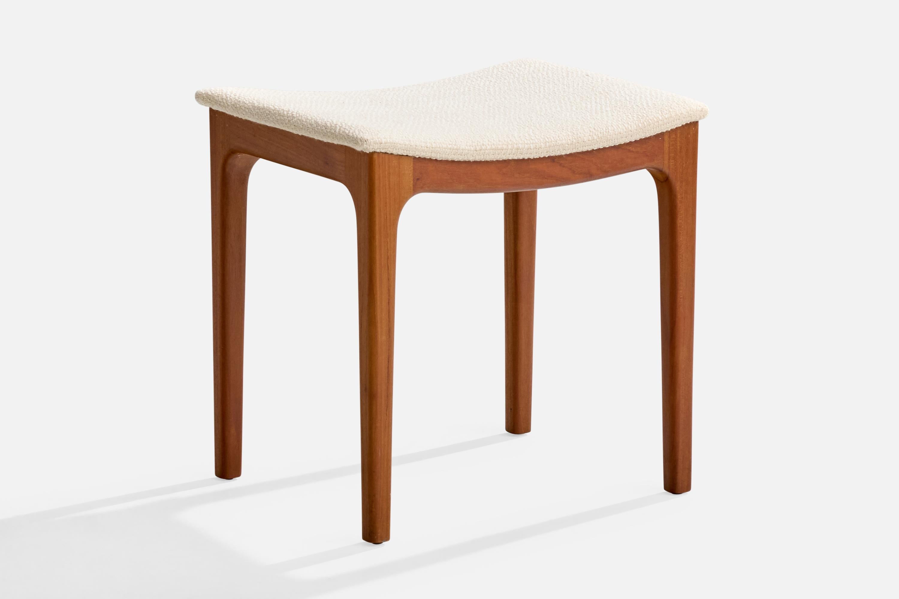 Danese Gustav Bertelsen, Sgabelli, Teak, Tessuto, Danimarca, anni '50 in vendita