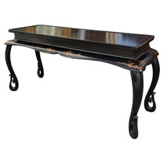Tavolino da salotto Gustav Carroll in stile Ming Ming nero