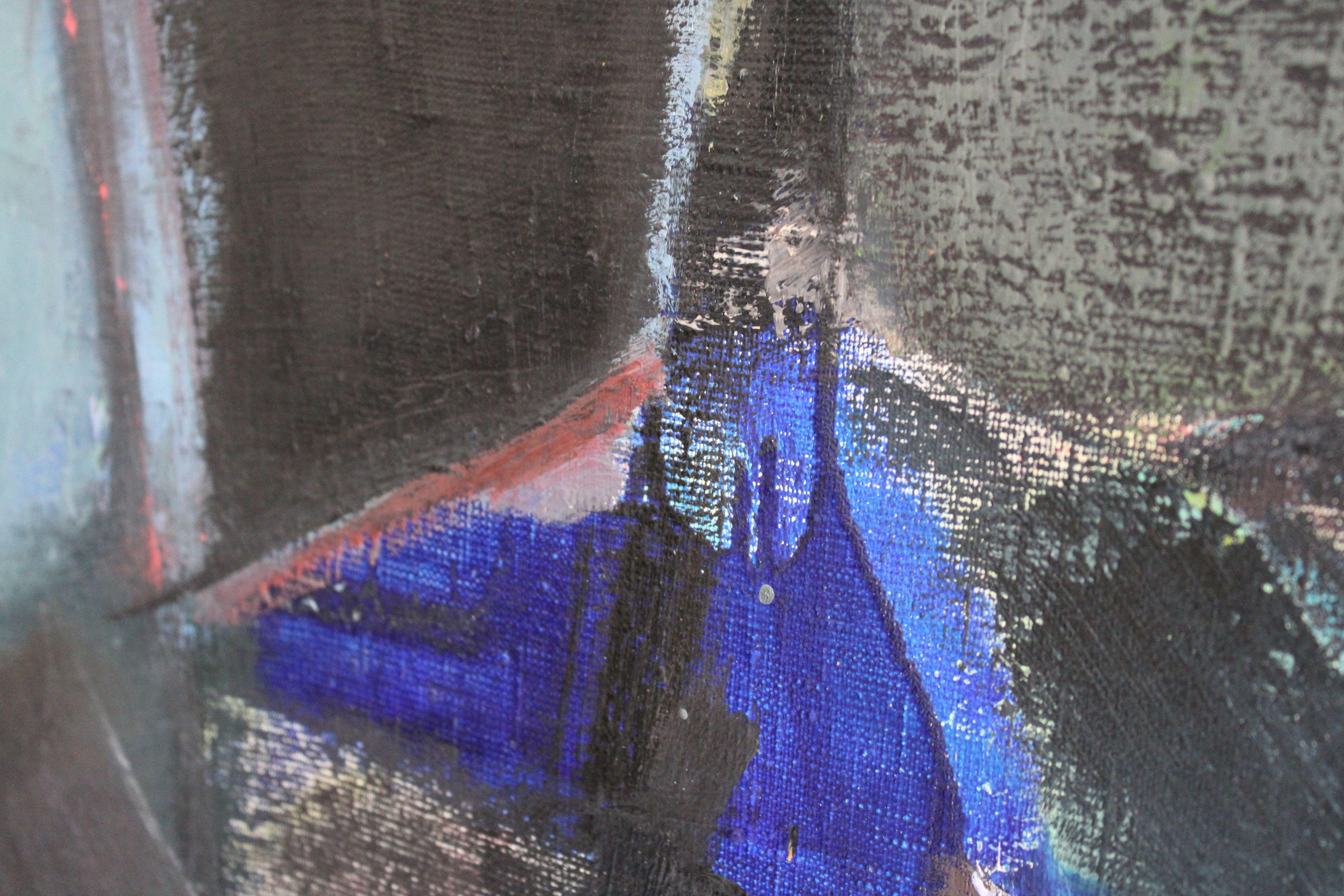 Papierdrachen auf Papier. 2003, Leinwand, Öl, 120x180 cm im Angebot 4