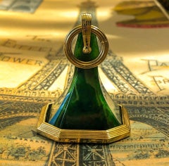 Gustav Fob in 14 Karat Yellow Gold with Jade