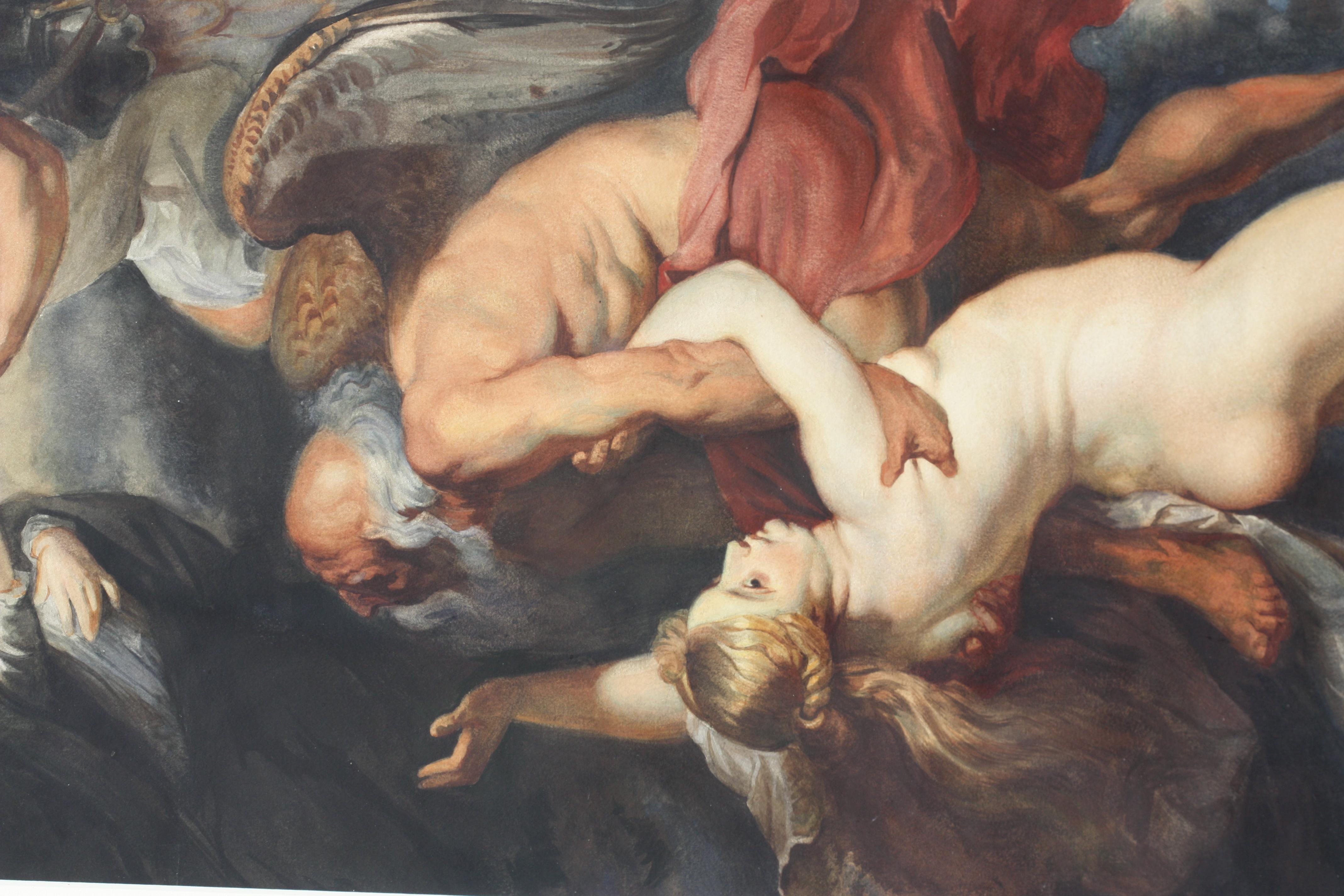 Gustav Klimt, (1862-1918) Dopo Peter Paul Rubens: Il trionfo della verità In condizioni buone in vendita a West Palm Beach, FL