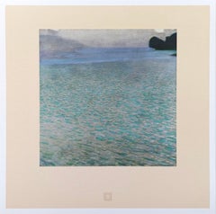 On Lake Attersee -Austria Gallery Edition-Plate signed-Giclee on Museum Board