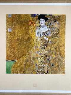 Retrato de Adele Bloch-Bauer I-Austria Edición nº 16-Placa firmada con sello Seco