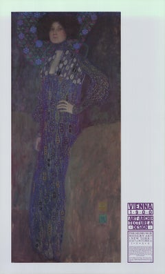 1986 After Gustav Klimt 'Emelie Floge' Offset Lithograph