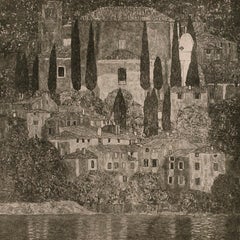 Church in Cassone by Gustav Klimt, Das Werk lifetime collotype, 1908-1912