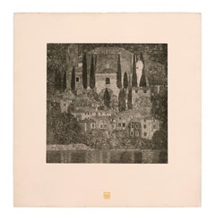 Church in Cassone by Gustav Klimt, Das Werk lifetime collotype, 1908-1912