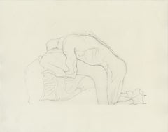 "Couple Making Love" by Gustav Klimt - Original Print from Courtesans Folio