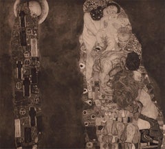Death and Life by Gustav Klimt, Das Werk lifetime collotype, 1908-1912