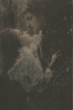 Allegorien de Gerlach, planche n° 46 : Lithographie « Love », Gustav Klimt.