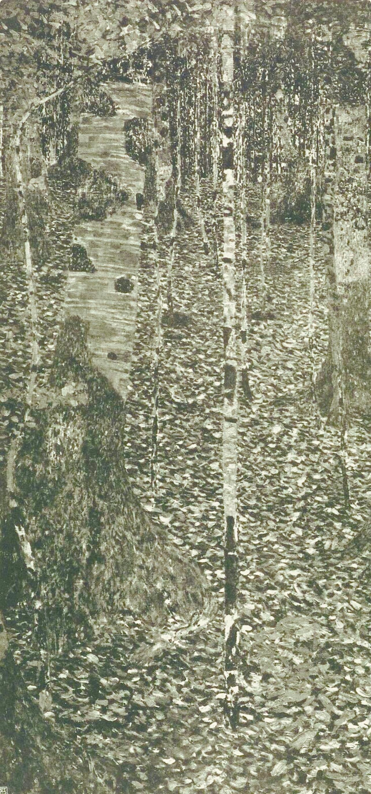 Gustav Klimt, Birch Forest, from The Work of Gustav Klimt, 1918 (after) For Sale 2