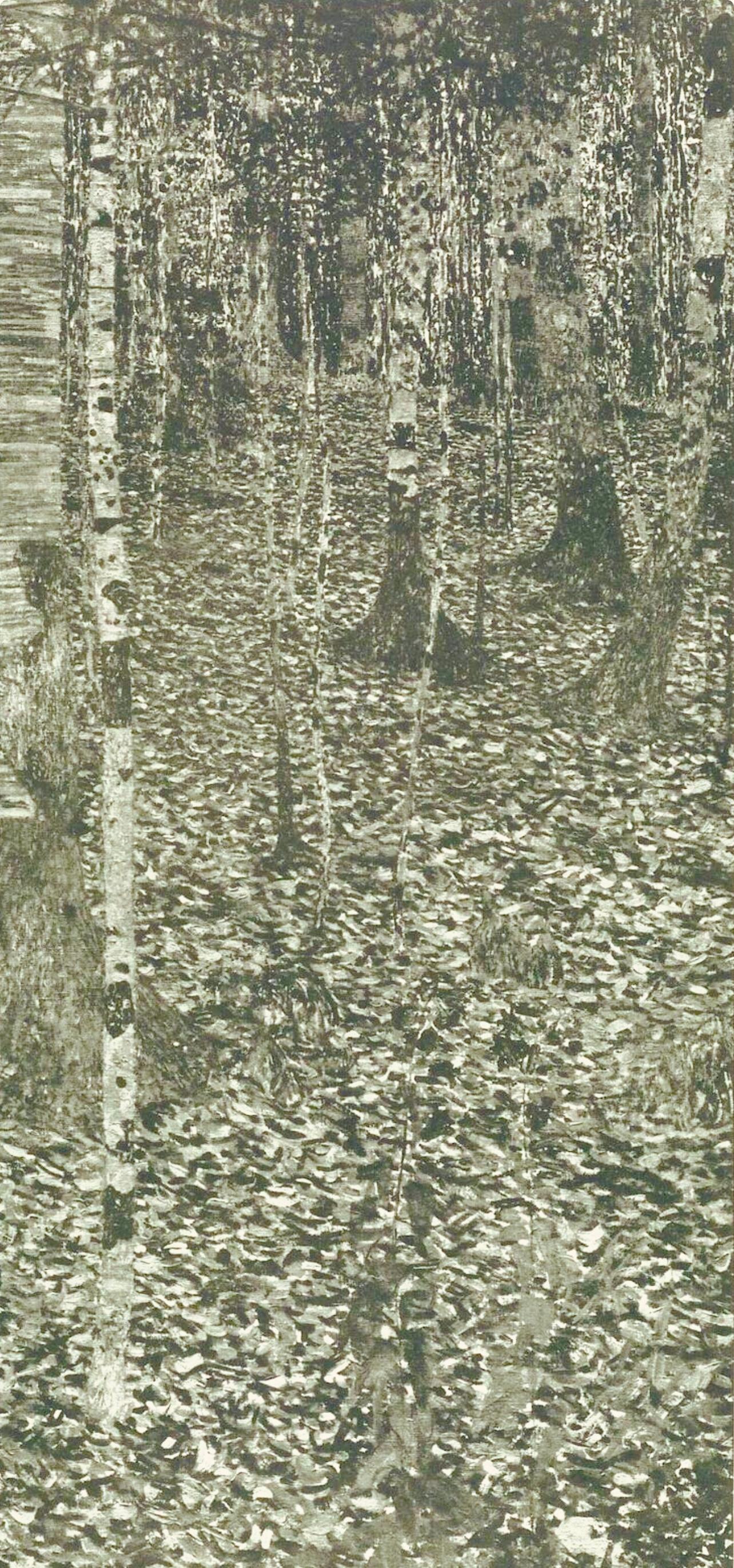 Gustav Klimt, Birch Forest, from The Work of Gustav Klimt, 1918 (after) For Sale 3