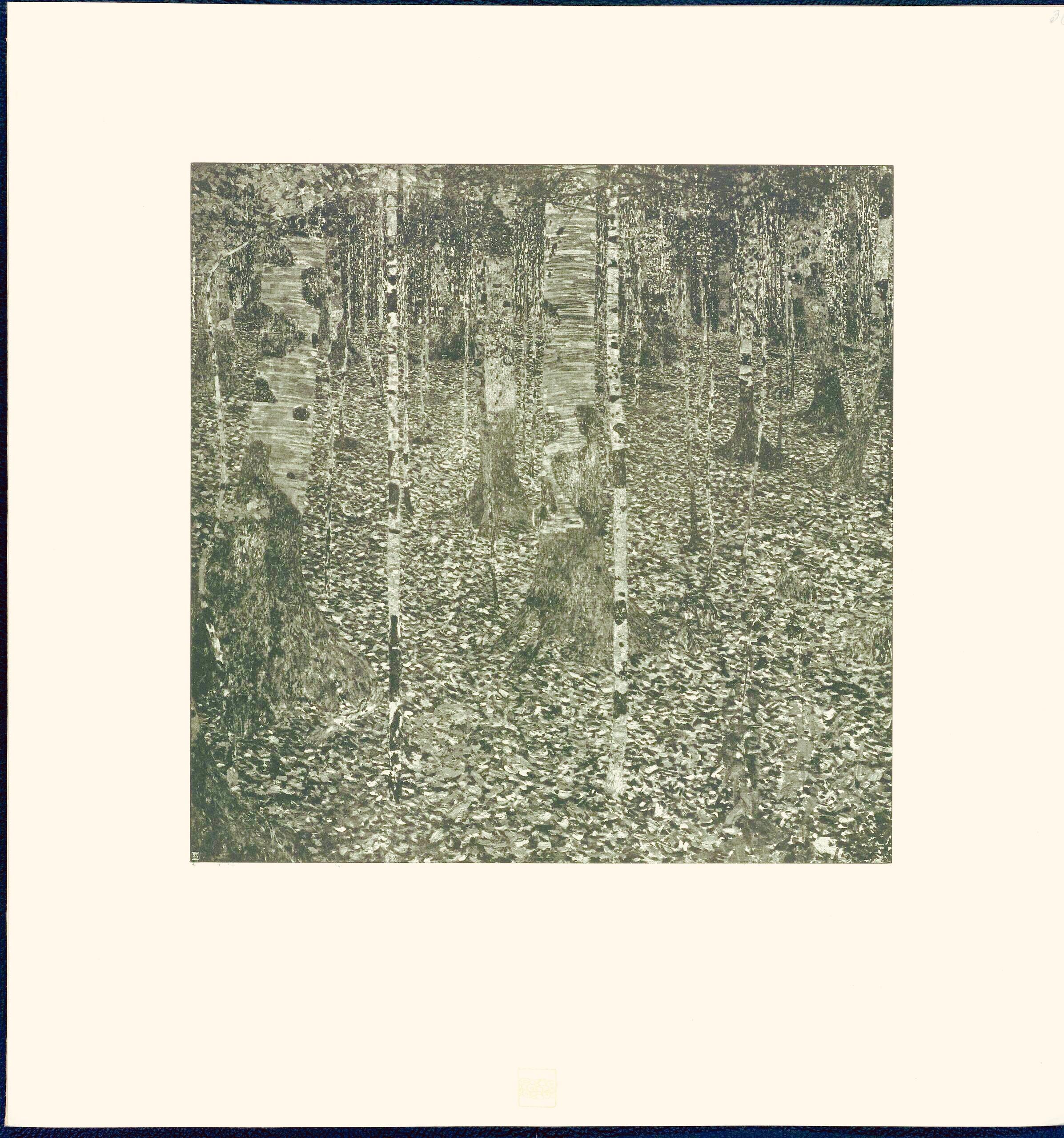 Gustav Klimt, Birch Forest, from The Work of Gustav Klimt, 1918 (after) For Sale 4