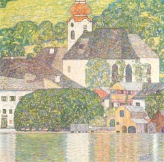 Gustav Klimt, Kirche am Wolfgangsee, 1931 (nach) Gustav Klimt
