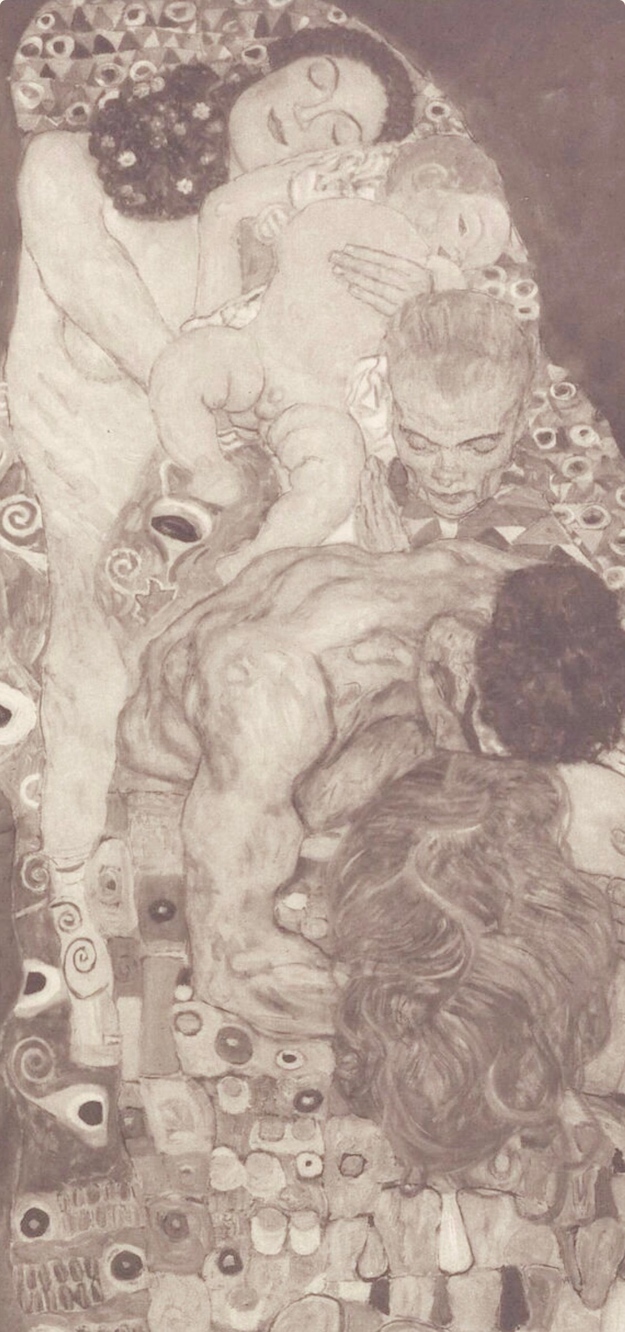 Gustav Klimt, Tod und Leben, aus Das Werk von Gustav Klimt, 1918 (nach) Gustav Klimt 3