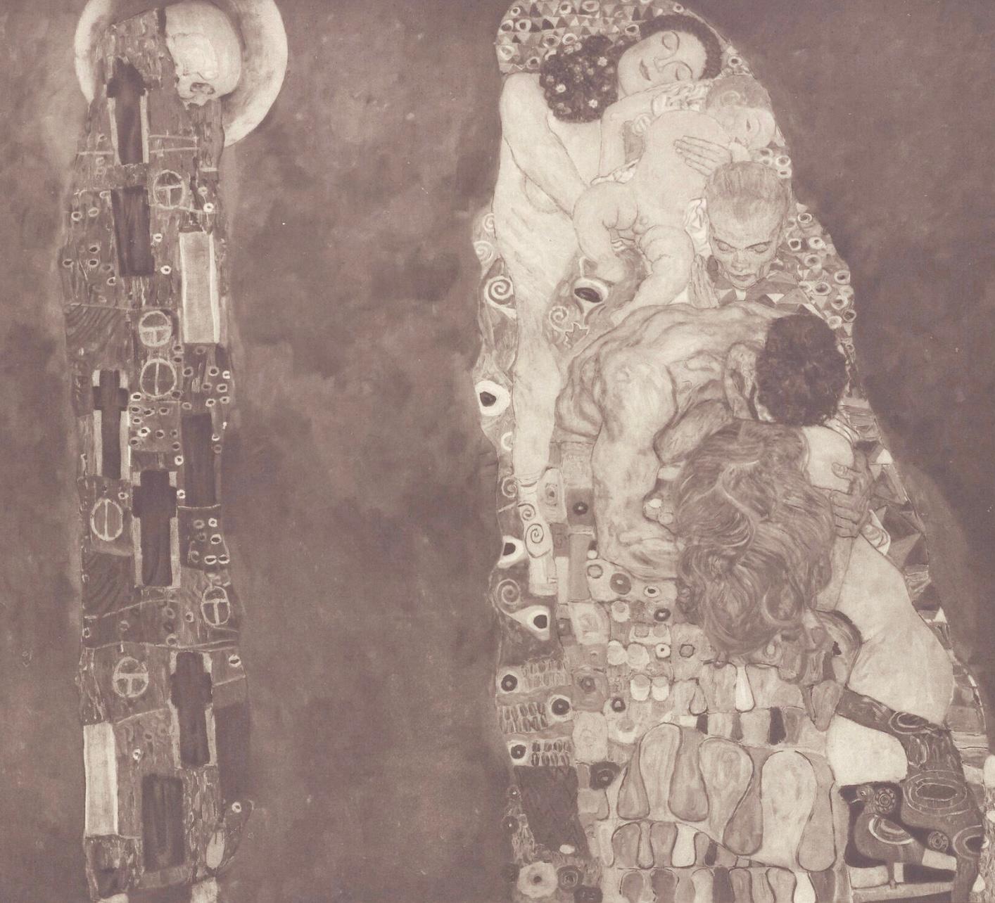 Gustav Klimt, Death and Life, from The Work of Gustav Klimt, 1918 (after)