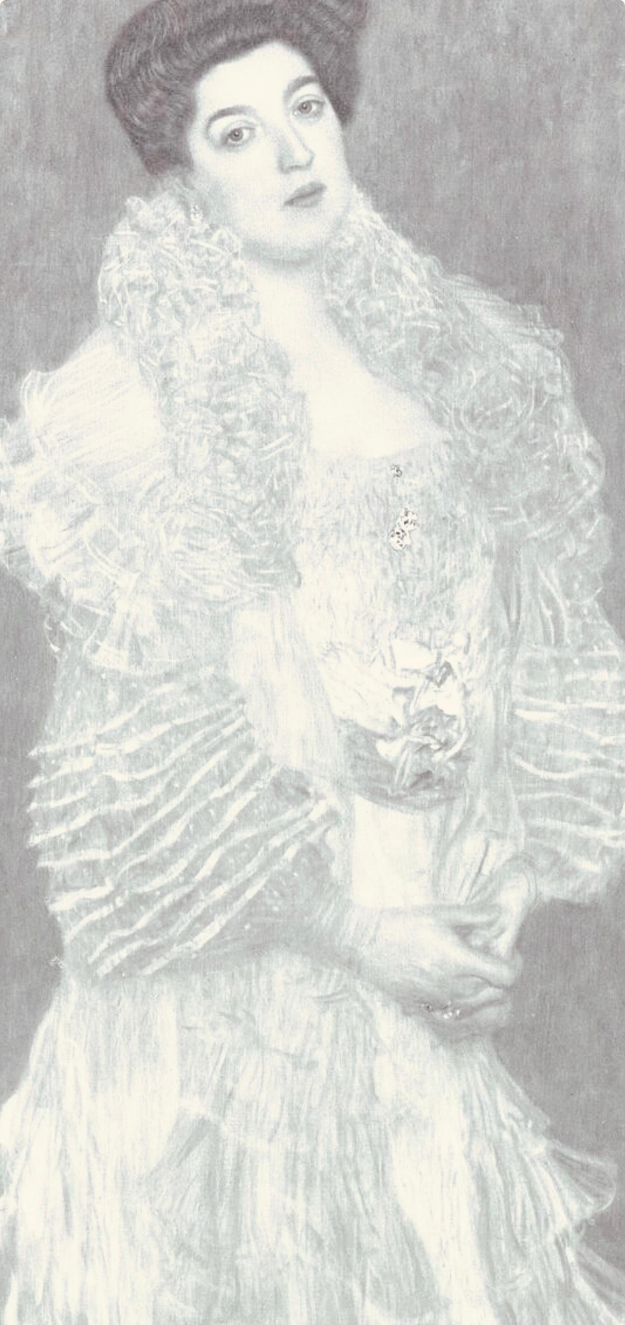 Gustav Klimt, Portrait de femme, extrait de L'œuvre de Gustav Klimt, 1918 (after) 1