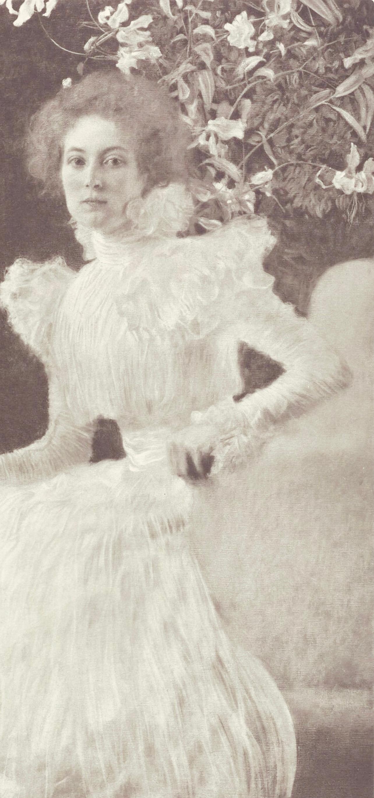 Gustav Klimt, Female Portrait, from The Work of Gustav Klimt, 1918 (after) 1