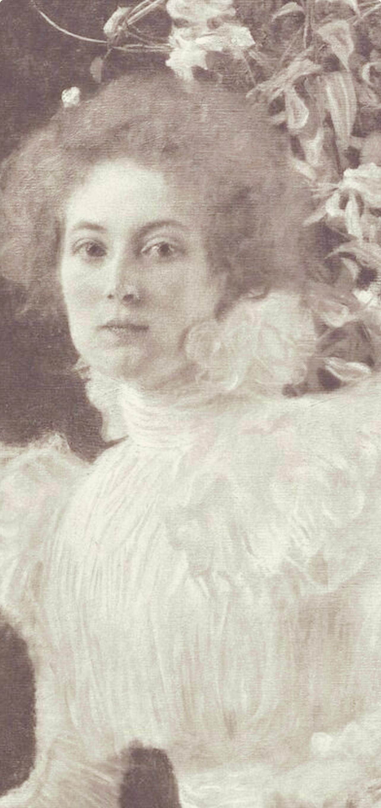 Gustav Klimt, Female Portrait, from The Work of Gustav Klimt, 1918 (after) 3