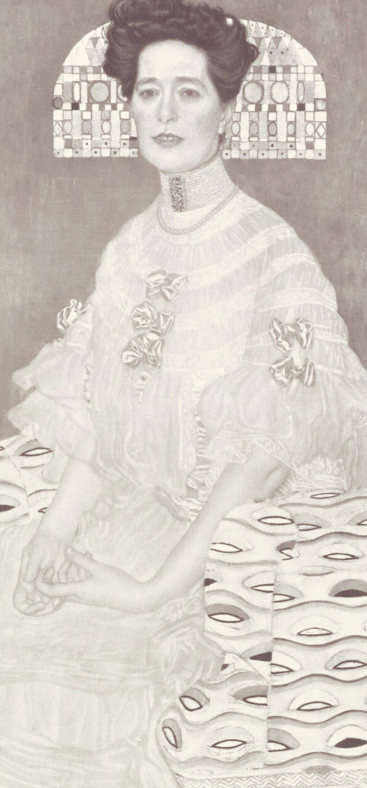 Gustav Klimt, Female Portrait, from The Work of Gustav Klimt, 1918 (after) 3