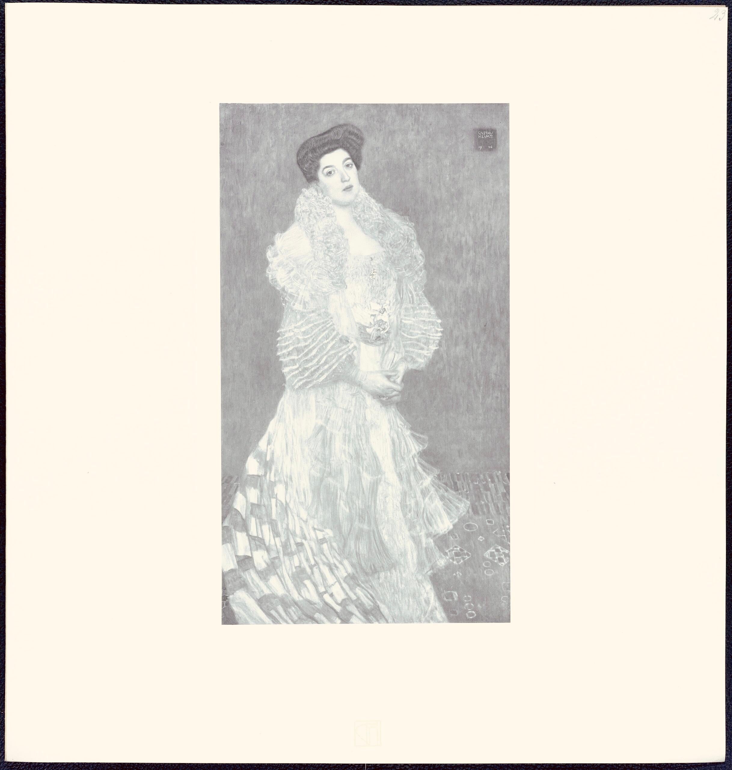 Gustav Klimt, Portrait de femme, extrait de L'œuvre de Gustav Klimt, 1918 (after) 4
