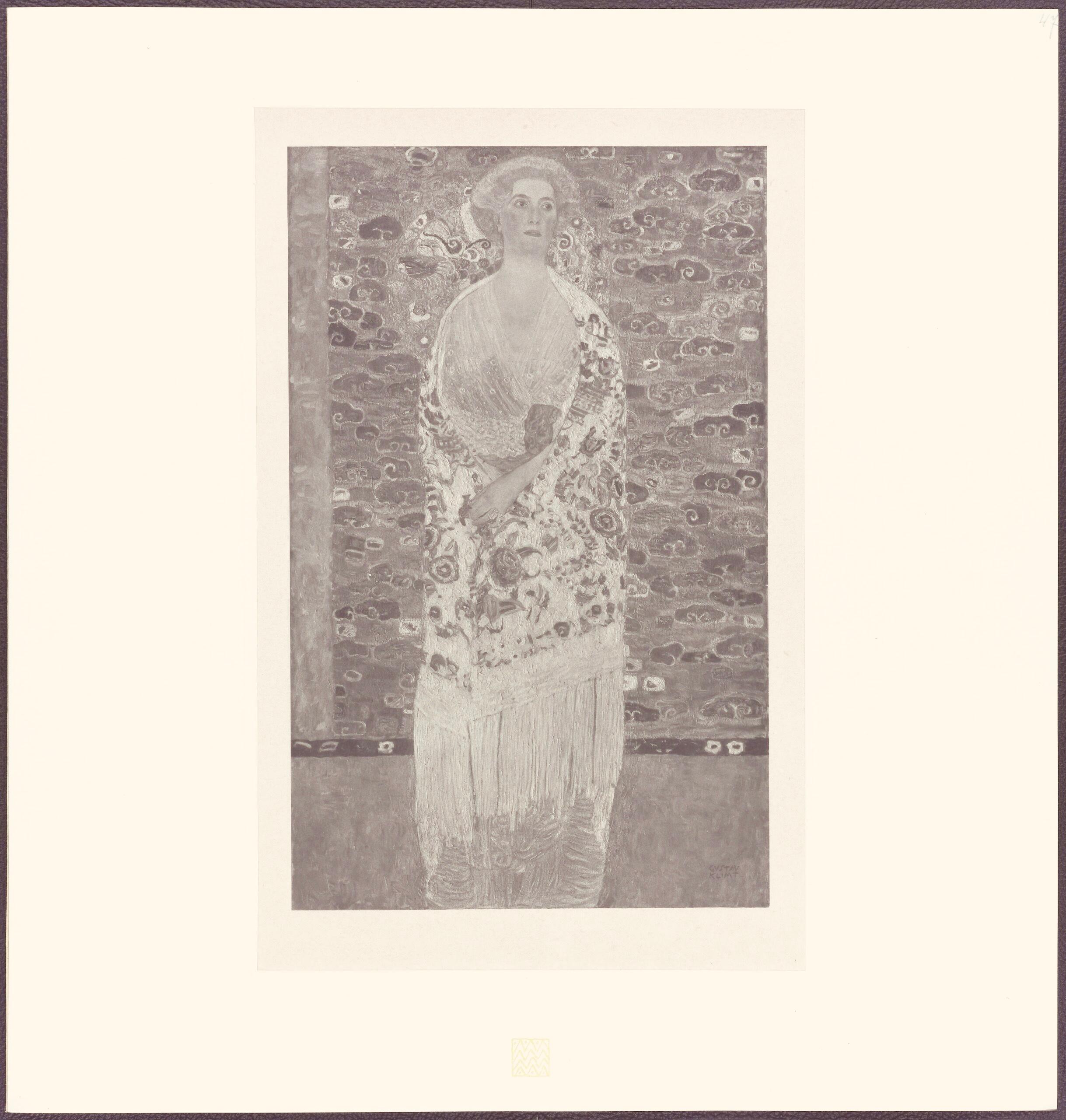 Gustav Klimt, Female Portrait, from The Work of Gustav Klimt, 1918 (after) 4