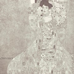 Gustav Klimt, Weibliches Porträt, aus Das Werk von Gustav Klimt, 1918 (after) Gustav Klimt