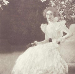 Gustav Klimt, Weibliches Porträt, aus Das Werk von Gustav Klimt, 1918 (after) Gustav Klimt