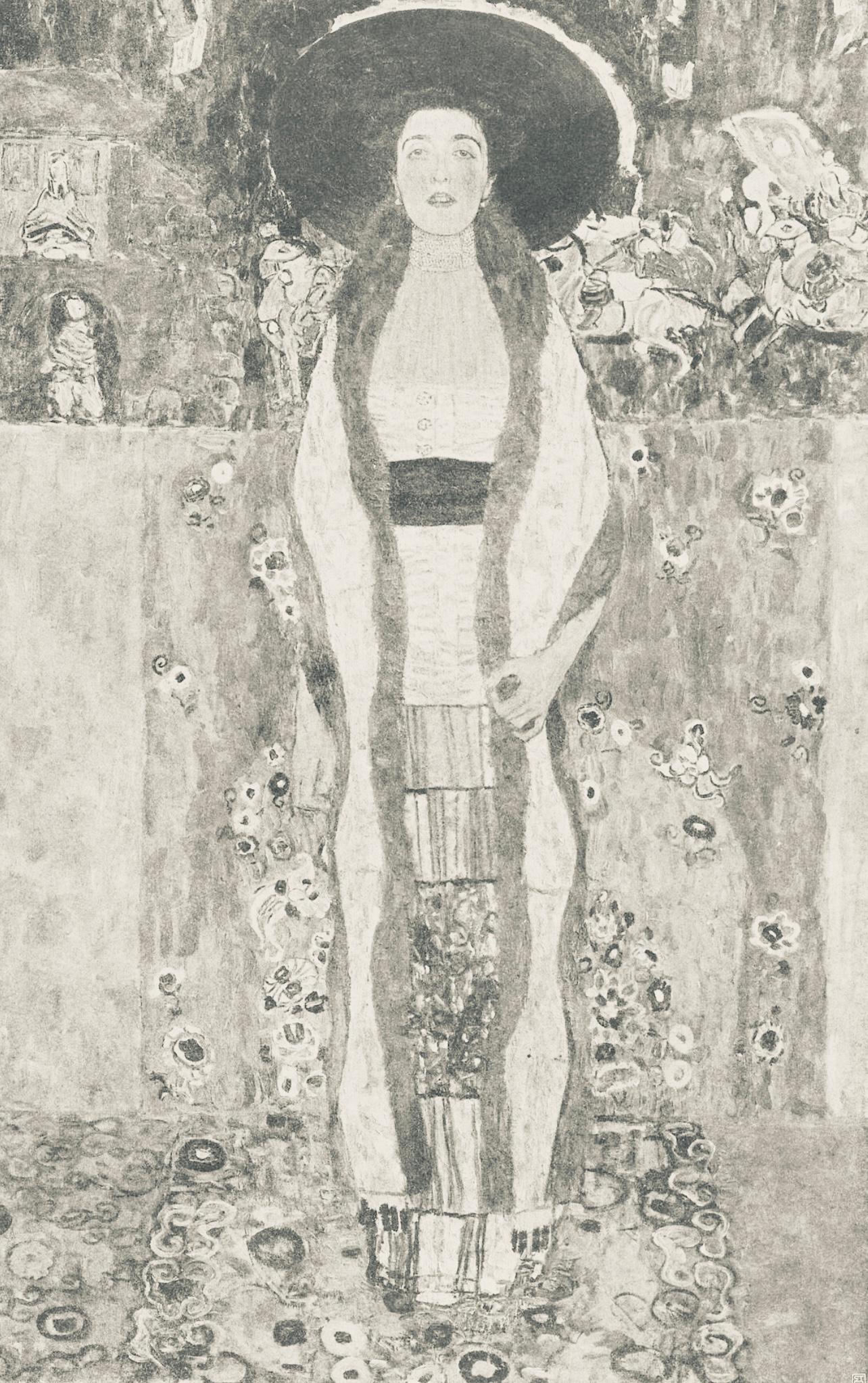 Gustav Klimt, Female Portrait, from The Work of Gustav Klimt, 1918 (after)