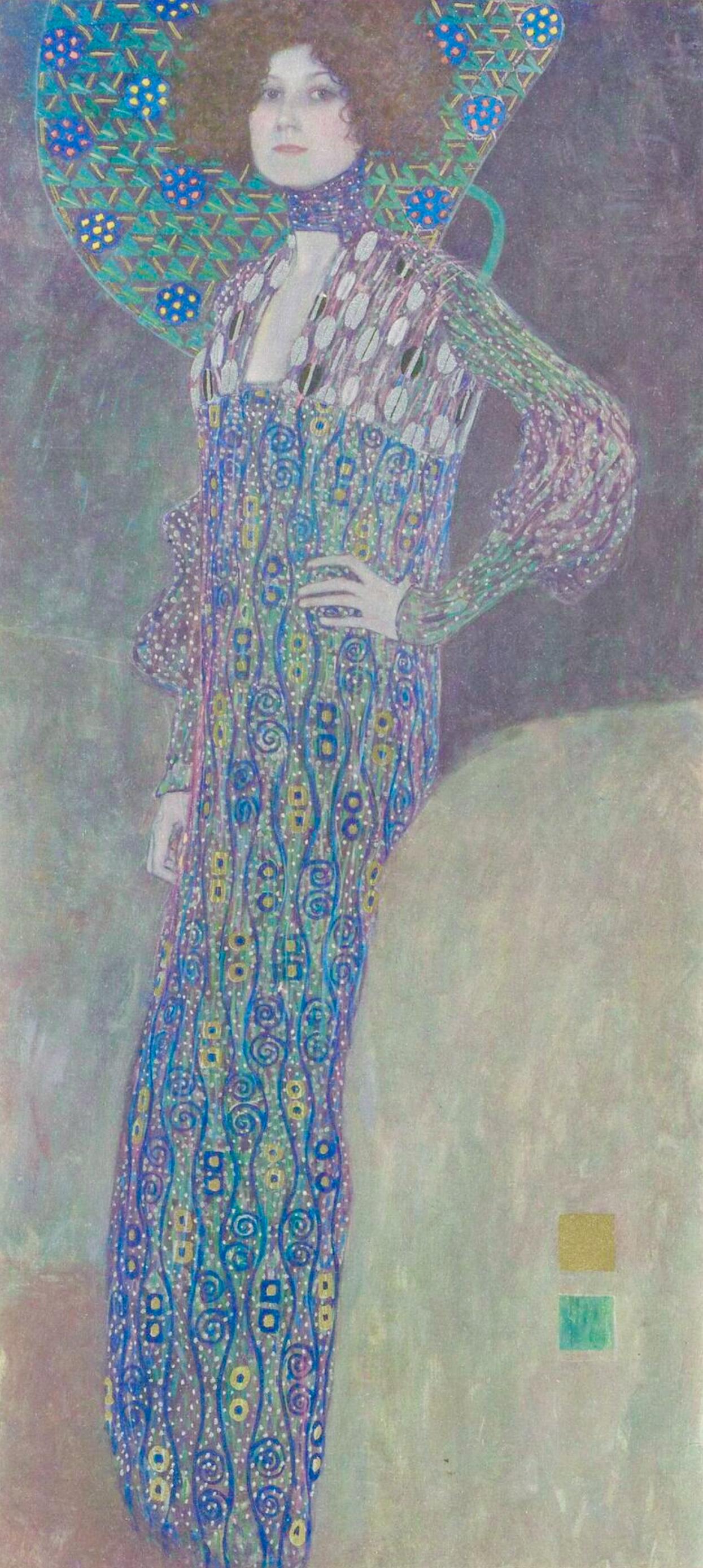 Gustav Klimt, Female Portrait, from The Work of Gustav Klimt, 1918 (after)